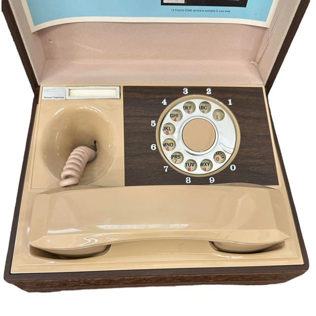 Vintage "DecoTel" Boxed Rotary Executive Desk Phone Chairish