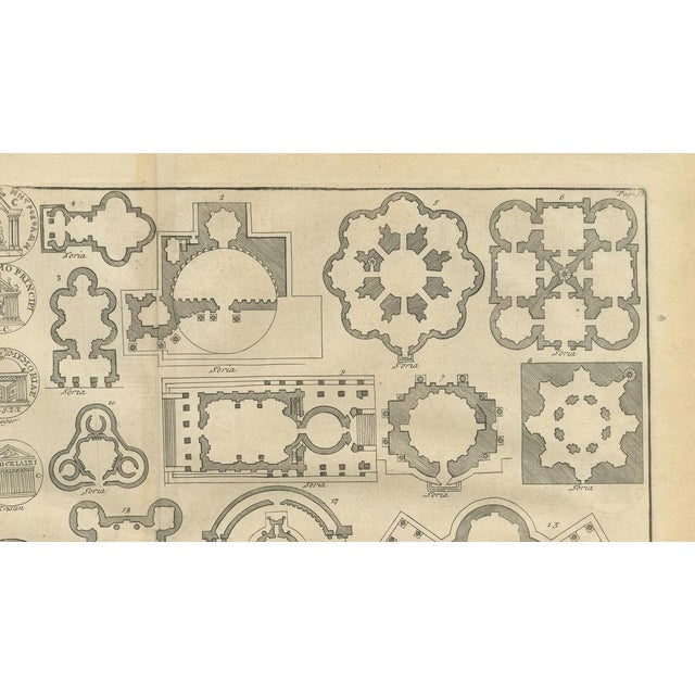 Serlio, Architectural Plan Engravings, 1721, Paper, Set of 2 For Sale - Image 9 of 17
