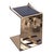 Metal "Alphacute" Bar Stool With Bronze and Woven Leather, Hand Crafted For Sale - Image 7 of 8