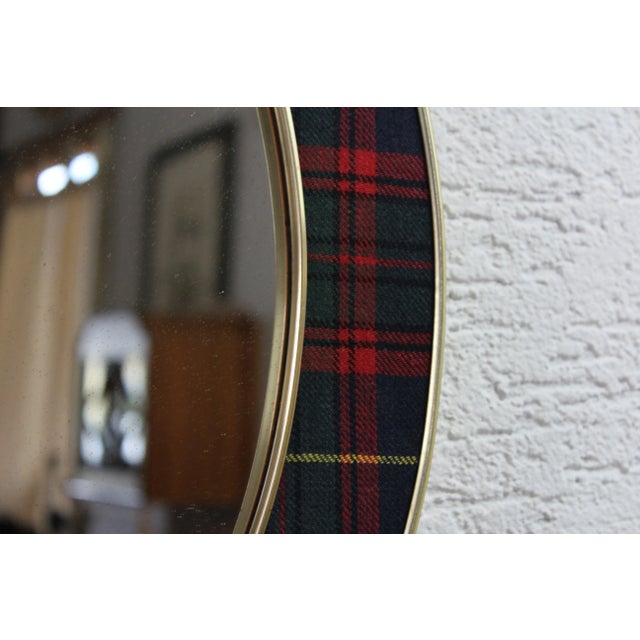 Scottish Fabric Mirror, 1960 For Sale - Image 4 of 12