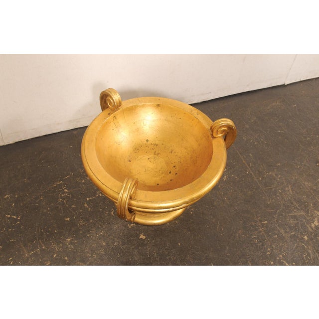 Neoclassical Mid 20th Century Italian Giltwood Neoclassical Style Urn For Sale - Image 3 of 10