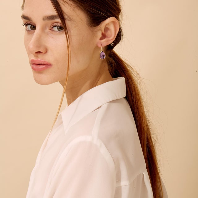 Created in 18kyg Amethyst 12 carats approx. Diamonds 0.05 carat approx. Limited edition Crafted with 18-karat yellow gold,...