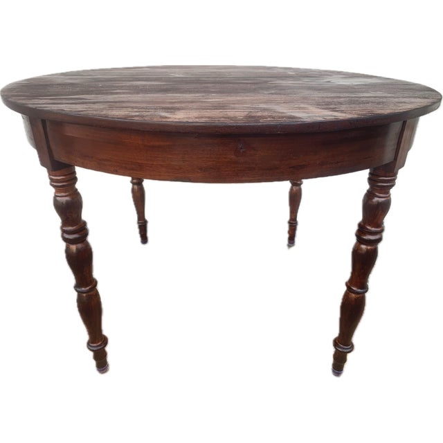 Antique Round Table, 1890s For Sale - Image 3 of 18