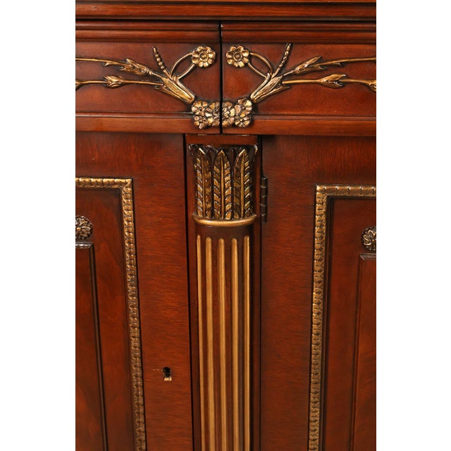 EJ Victor Mahogany Neoclassical Louis XVI Style Sideboard For Sale - Image 10 of 18