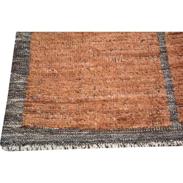 Moroccan Moroccan Hand Knotted Wool Rug, 9'3''x12'4'' For Sale - Image 3 of 4