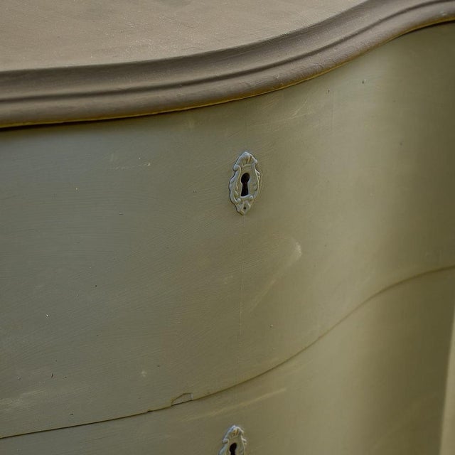 Vintage Grey Wood Dresser For Sale - Image 3 of 11