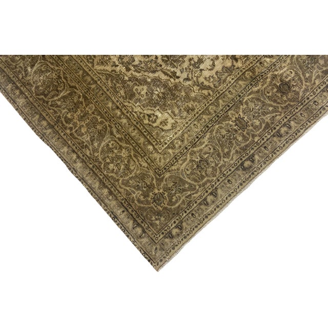 Vintage Middle Eastern Hand-Knotted Rug For Sale - Image 4 of 6