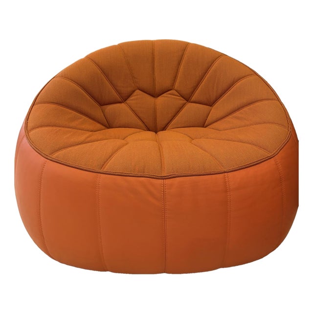 Ligne Roset Ottoman Swiveling Armchair For Sale