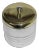 Christofle Lidded Ice Bucket Silver Plate & Brass For Sale