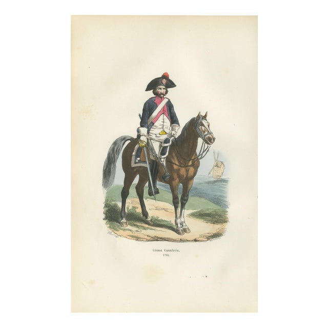After Horace Vernet, French Heavy Cavalry, 1843, Paper For Sale