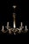 Contemporary Decco Grande Chandelier in Gold Finish For Sale - Image 3 of 3