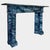 Black Antique Irish Georgian Marble Column Fireplace Mantel, 1810 For Sale - Image 8 of 11