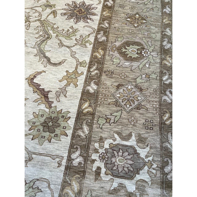 Traditional Oversize Sultan Abad Design Carpet For Sale - Image 3 of 9