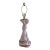 1970s John Dickinson Style Trompe l'Oeil Draped Plaster Table Lamp For Sale