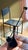 Alias 101 Spaghetti Chair with Ottoman and Calder Table Lamp by Belotti for Alias & Franch for Metalarte, 1970s, Set of 3 For Sale - Image 4 of 14