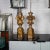 Traditional Pair of Sculptural Giltwood Table Lamps For Sale - Image 3 of 11