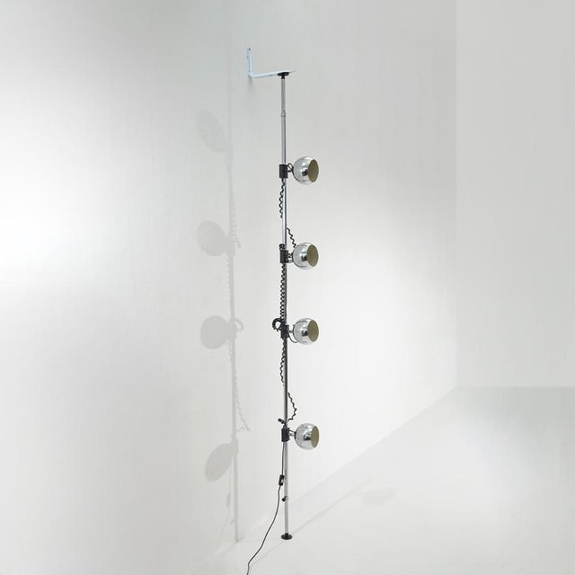 Chrome Floor-to-Ceiling Lamp, 1970s For Sale - Image 14 of 14