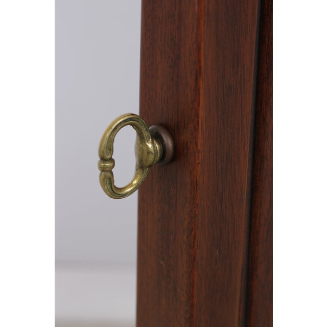 Henkel Harris Mahogany Cheval Standing Dressing Mirror For Sale - Image 10 of 16