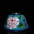 Vintage Chinese Cloisonné Enamel Tea Bowl - Turquoise Ground With Peony & Floral Motif For Sale In New York - Image 6 of 9