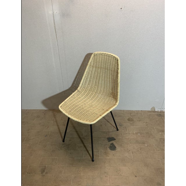 Mid-Century Bar Chair, Italy, 1950s For Sale - Image 4 of 5