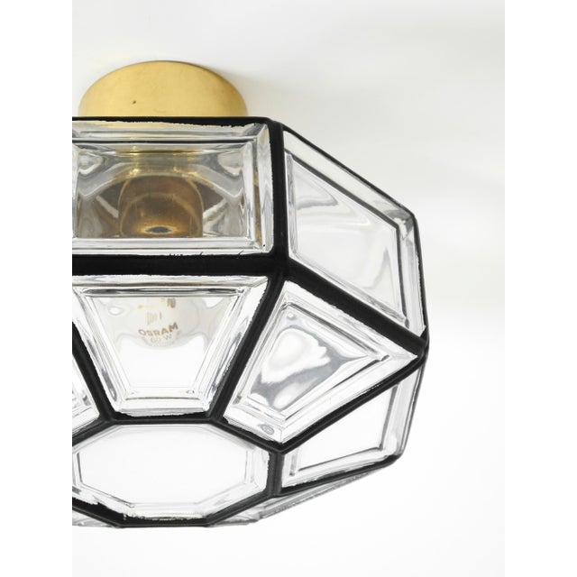 Model 2756 Octagon Ceiling Lamp in Glass from Limburg, 1970s For Sale - Image 13 of 18