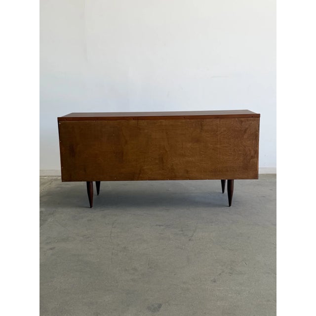Vintage Louvered 9 Drawer Dresser For Sale - Image 13 of 15