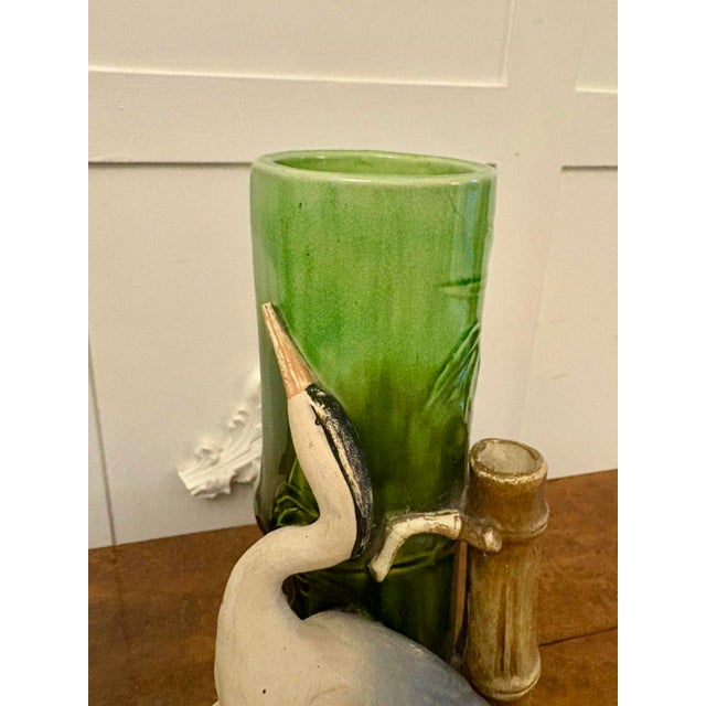 Ceramic Victorian Bretby Vases, 1880s, Set of 2 For Sale - Image 7 of 12