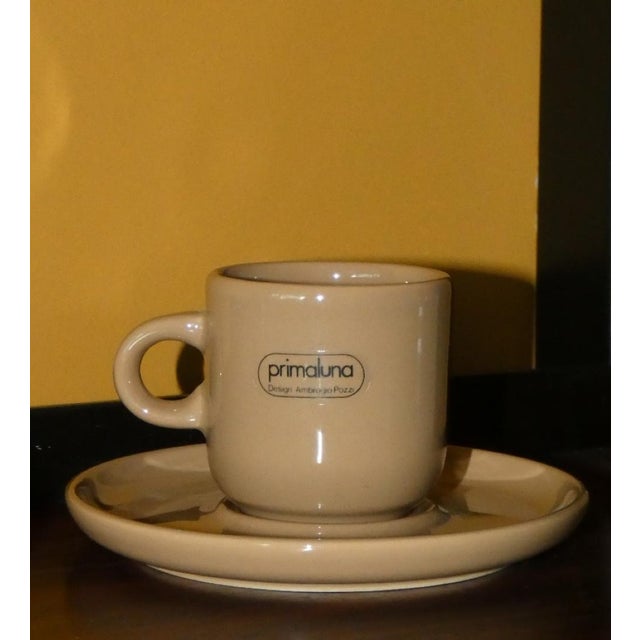 Primaluna Coffee Set by Pozzi Ceramiche, Italy, 1960s, Set of 15 For Sale - Image 3 of 9