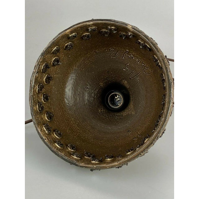 Mid-Century Modern Mid-Century Danish Space Age Ceramic Lamp For Sale - Image 3 of 12