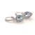 Natural Aquamarine Diamond Earrings 14k Gold 3.61 Tcw Certified For Sale - Image 10 of 12