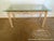 Carved Naturalistic Solid Maple Glass Top Sofa Table For Sale - Image 12 of 12