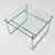 Bauhaus Mid-Century Bauhaus Coffee Table Chrome and Glass, France, 1980s For Sale - Image 3 of 11