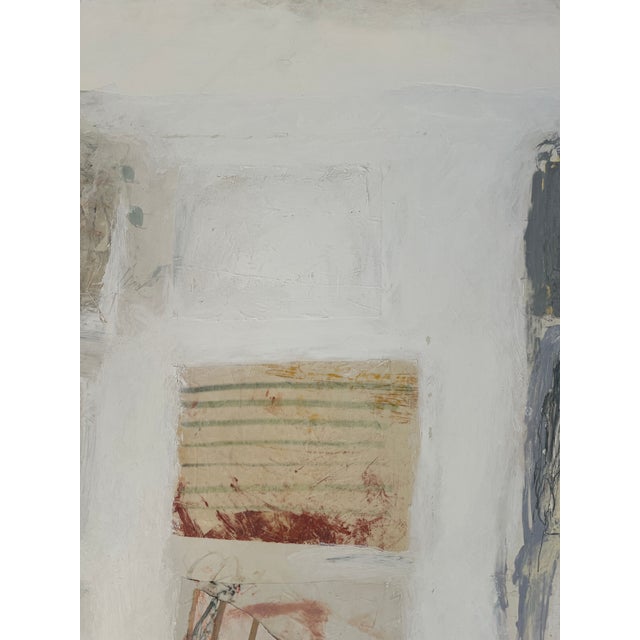 Off-white It Was a Hurricane and Then It Wasn't, Painting, Collage on Wood For Sale - Image 8 of 17