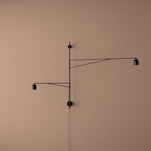 Anatomy Design Awkward Light Steel and Aluminium Wall Lamp by Karakter For Sale - Image 3 of 7
