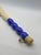 Cobalt Blue Oversized Decorative Calligraphy Brush For Sale - Image 4 of 5
