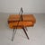Vintage Foldable Sewing Box with Slanted Legs, 1950s For Sale - Image 4 of 18