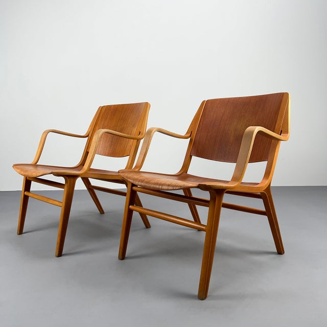 HM11 AX Chairs by Peter Hvidt & Orla Mølgaard-Nielsen for Fritz Hansen, Denmark, 1960s, Set of 2 For Sale - Image 14 of 14