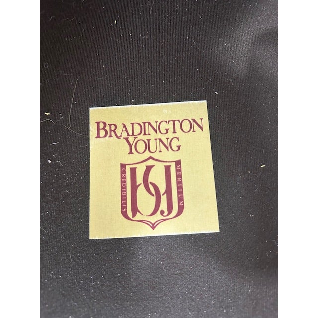 1960s Bradington Young Armchair and Ottoman For Sale - Image 11 of 11