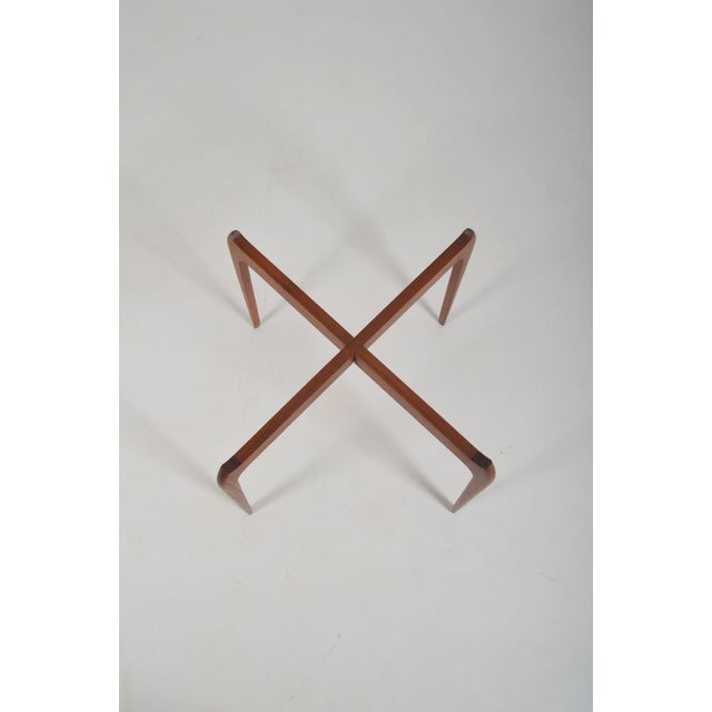 Brown Teak Side Table by Engholm and Willumsen for Fritz Hansen, 1960s For Sale - Image 8 of 9