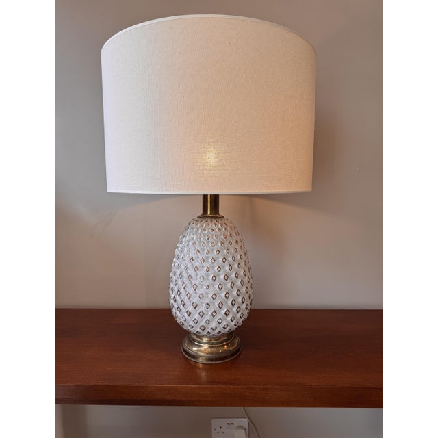 1950s Pineapple Murano Glass Table Lamp, 1950s For Sale - Image 5 of 7