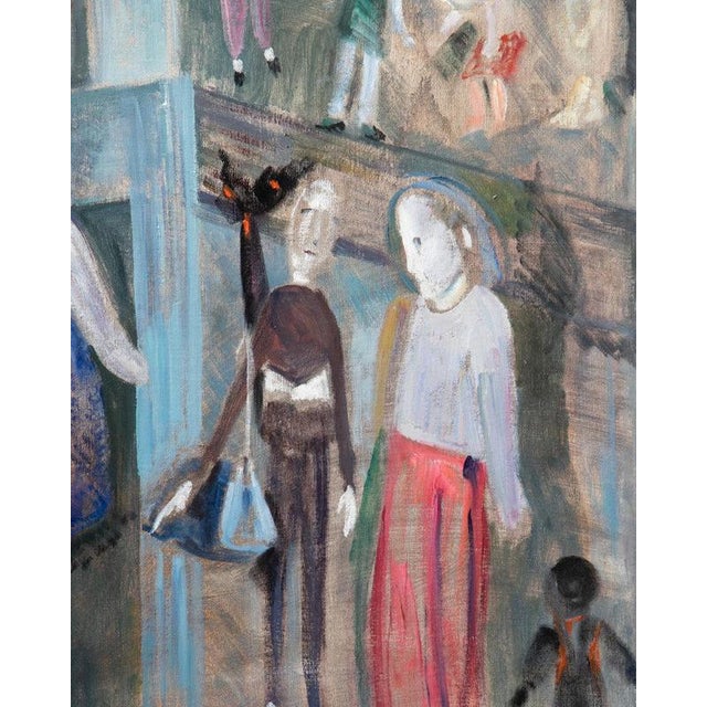 Margaretha Verheus, Waterloo Puppets, 1969, Oil Painting on Canvas, Framed For Sale - Image 8 of 13
