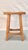 Contemporary Late 20th Century Pair of Hardwood Stools For Sale - Image 3 of 7