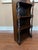Petite Antique English Bookcase Bookshelf Barley Twist Tiger Oak Display C1920 For Sale - Image 13 of 18