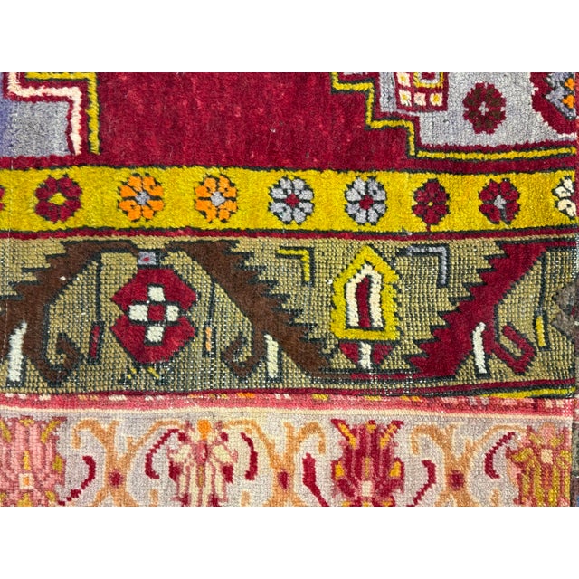 5ft 9in × 7ft 7in Turkish Patchwork Area Rug For Sale In San Francisco - Image 6 of 12