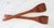 Mid-Century Modern Vintage Teak Salad Utensils- Set of 2 For Sale - Image 3 of 7