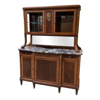 Antique Art Nouveau Display Buffet in Bronze, 1910s For Sale
