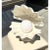 1980s Mid-Century Modern Oyster Shell Lamp: Clam Shell: Sea Shell Lamp Art Deco For Sale - Image 6 of 8