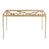 Image of Butterfly Desk in Antique Gold For Sale
