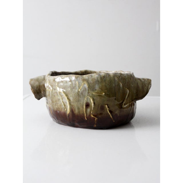 Late 20th Century Vintage Studio Pottery Bowl For Sale - Image 5 of 11