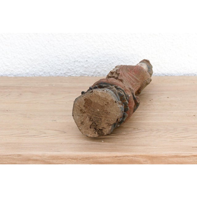 Small Asian Carved Guan Yin Figure For Sale - Image 9 of 10